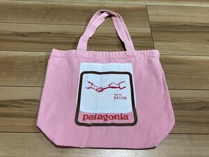 patagonia パタゴニア　p6 トートバッグ エコバッグ ヴィンテージトートバック　オーガニックコットン　９０Ｓ　ピンク　フリーサイズ