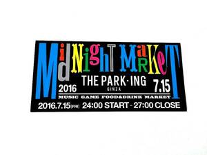 the parking midnightmarket フライヤー 藤原ヒロシ fragment