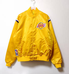  USA製 starter Los Angeles Lakers ジャケット XXLサイズ相当 NBA レイカーズ コービー ウエッサイ lowrider kobe shaq 八村　