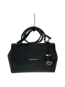 MICHAEL KORS◆2WAYショルダーバッグ/レザー/BLK/30T5GAVS3L