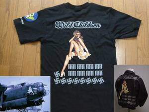 =★= フライトジャケット Tシャツ Wild Children