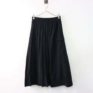 2023AW ズッカ ZUCCa Workwear Sweater Skirt ワークウェア スウェッター スカート M/ブラック ドッキング【2400014134605】