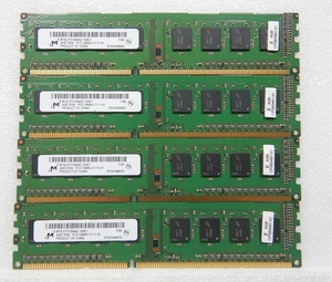 Micron PC3-12800U PC3-1600　4GB×4枚　合計16GB (2)