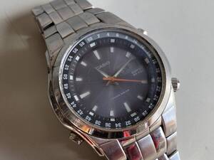 Ht369◆CASIO カシオ◆腕時計 ソーラー EF-S10 EDIFICE/エディフィス タフソーラー/TOUGH SOLAR メンズ アクセサリー 動作品