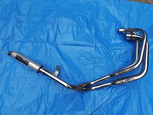 【年末ガレージ在庫一掃セール】 1円スタートプリティー製　CBX400F/550F 分割式 42.7 (改) マフラー