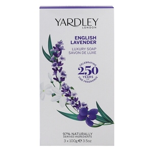 ヤードレー ロンドン イングリッシュ ラベンダー ラグジュアリー ソープ 3個セット 100g×3 ENGLISH LAVENDER LUXURY SOAP YARDLEY LONDON