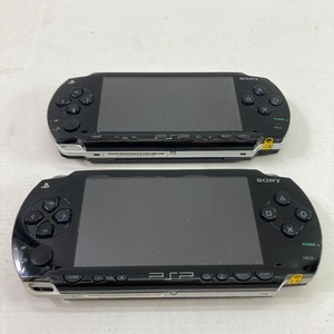 04wy0138 ▲【1円～】PSP 本体のみ 2台セット 動作にやや難あり / バッテリー無し PlayStationPortable / PSP-1000 現状品