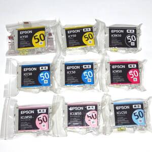 エプソン EPSON 純正インク IC6CL50（BK50 C50 M50 Y50 LC50 LM50）6色9本組　送料185円～