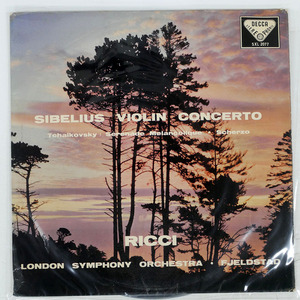 UK盤 シベリウス/VIOLIN CONCERTO / SERENADE MELANCOLIQUE SCHERZO/DECCA SXL2077 LP