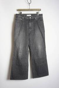 美品 JOHNBULL ジョンブル DENIM DELIGHT DAYS 11.5オンス デニム フレア ジーンズ パンツ JY231P09 黒 30 本物 116P