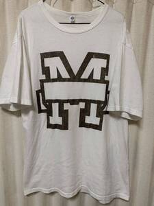 super rare MOTIVE MT LOGO TEE サイズXL モーティブ Tシャツ WHITE 白 archive vintage 牧田耕平 ワングラム