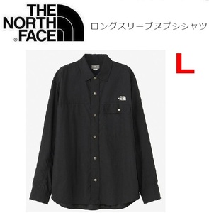 THE NORTH FACE ザノースフェイス ロングスリーブヌプシシャツ ブラック L　NR11961　長袖シャツ　アウトドア