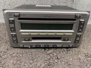 トヨタ 純正 カーオーディオCD MD プレーヤー MCT-W55 08600-00G70 122001-8090B131 オーディオ CDオーディオデッキ TOYOTA