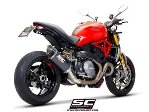 【国内在庫】SC-PROJECT SC プロジェクト SC1-R スリップオンサイレンサー (ユーロ4対応/バッフル付属) DUCATI MONSTER モンスター 1200 R