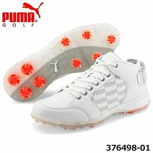 ☆プーマ ゴルフ PUMA GOLF 新品 メンズ デルタミッド スパイク シューズ ゴルフシューズ スニーカー 靴 27CM[376498-01-270]十☆QWER☆