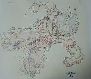 貴重　ドラゴンボールZ　初期のスーパーサイヤ人　孫悟空　原画　その18　検)　セル画　鳥山明　