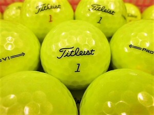 ●タイトリスト Titleist プロ V1/プロ V1x【PRO V1/PRO V1x】2021年モデル イエロー 50個 ロストボール●