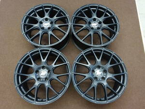 A-34　WORK IL-AL4G　（黒）　18×8J ET48 PCD112 5H 4本　ワーク　人気商品　VW フォルクスワーゲ　等に是非　！