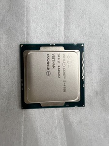 中古CPU Intel Core i7-4790 3.6GHz(TB4.0GHz) SR1QF 動作品から外しました 送料無料！