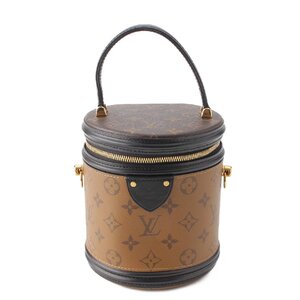 【ルイヴィトン】Louis Vuitton　モノグラムリバース カンヌ ハンドバッグ M43986 ブラウン 【中古】【正規品保証】200348