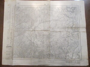 古地図　戸隠　5万分の1地形図◆昭和36年◆長野県、戸隠村、飯縄山、野尻湖