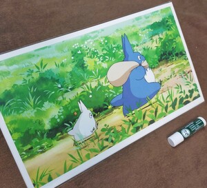 スタジオジブリ　となりのトトロ　レイアウト　カレンダー　切抜　検)ジブリ　ポストカード　ポスター　原画　セル画　宮崎駿　GHIBLI　t