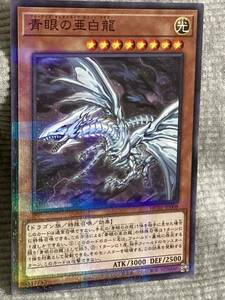 遊戯王カード 青眼の亜白龍　ノーマルパラレル　1枚　美品　R10