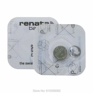 スイス製　レナータ レナタ 377 renata RENATA バッテリー ボタン電池 SR626 SW AG４ LR626 1.55v 酸化銀時計電池 水銀ゼロ renata377X 1個