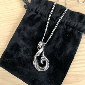 CODE.Z シルバーネックレス フィッシュフック 釣り針 シルバー メンズ カッコいい アクセサリー SILVER デート 送料無料 最短発送