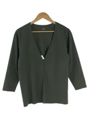 THE NORTH FACE TECH LOUNGE CARDIGAN_テックラウンジカーディガン M ポリエステル カーキ 