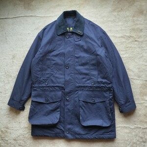 MINT SPECIAL BARBOUR VENTILE ENDURANCE c38 ネイビー　paddedバブアー　ベンタイル　エンデュランス　90s ビンテージ　