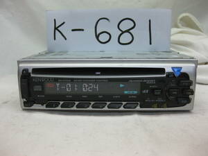 K-681　KENWOOD　ケンウッド　RX-570CDN　1Dサイズ　CDデッキ　故障品