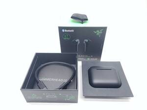 中古品 Razer Hammerhead True Wireless X RZ12-03830100-R3A1 ワイヤレス ゲーミング イヤホン イヤフォン