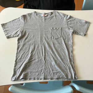 Battenwear バテンウェア USA製 無地半袖ポケTシャツ サイズM グレー