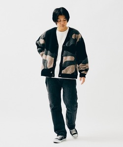 「JOURNAL STANDARD」 ニットカーディガン LARGE グレー レディース