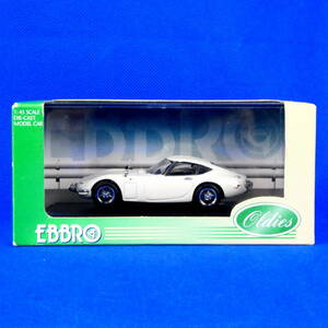 トヨタ２０００ＧT★１９６７年★日本が生んだ！芸術的な名車★ミニカー★１/４３★エブロ★TOYOTA2000GT1967 2ndproduction★２００９年製