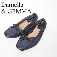 【美品】Daniella & GEMMA バレエシューズ パンプス ラメ素材