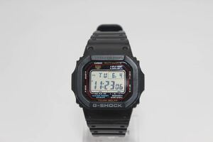 CASIO G-SHOCK カシオ 電波ソーラー デジタル Gショック タフソーラー ブラック メンズ　腕時計　美品