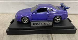 エムテック NISSAN SKYLINE GT-R V spec R34 紫 ミッドナイトパープル MTECHエムテック 1/43 日産 スカイライン