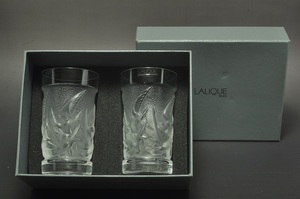 ラリック　LALIQUE　イロンデル　タンブラー　グラス　クリスタルガラス　