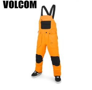 【23-24】VOLCOM ROAN BIB OVERALL GOLD ボルコム スノーボードウェア メンズ パンツ Mサイズ ビブパンツ G1352408
