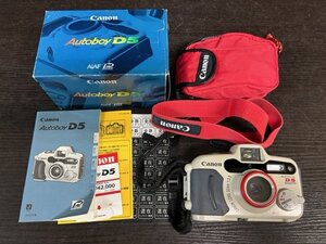 TSA-01746-03 カメラ Canon キャノン Autoboy オートボーイ D5 箱・取説付き コンパクトフィルムカメラ