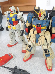 ジャンク　pg パーフェクトグレード　RX78ガンダム、Zガンダム、2体まとめて塗装済み完成品