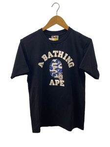 A BATHING APE◆Tシャツ/S/コットン/BLK/001tek251004m