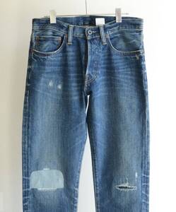 美used ラルフローレン RUGBY ビンテージ加工 デニムパンツ STRAIGHT SLIM size 30×32