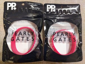 新品未開封　パーリーゲイツ　PEARLYGATES　虫よけラバーバンド　虫よけバンド　ピンクのみ2個　虫除け　ゴルフ