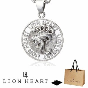 新品 送料無料 正規品 ライオンハート LION HEART ライオン コイン ステンレス ペンダント ネックレス メンズ 04N144SM