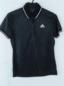 D52/adidas/アディダス レディース ゴルフ ショートスリーブ ポロシャツ ほぼ新品　so