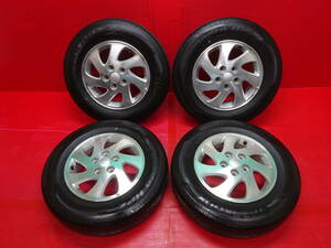 ダイハツ テリオス キッド純正15インチホイール 4本 5J +50 5H 114.3 Hankook Dynapro HP2 175/80R15 ハンコック DAIHATSU Terios Kid