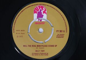 英7 Billy Fury Will The Real Man Stand Up / At This Stage FY301 FURY /00080